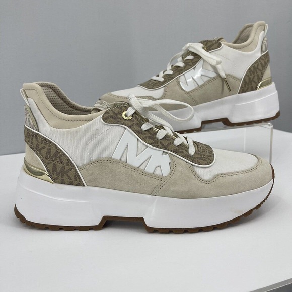 MICHAEL Michael Kors Muse Mesh & Logo Trainer Sneaker Size 9 NEW - Picture 1 of 6
